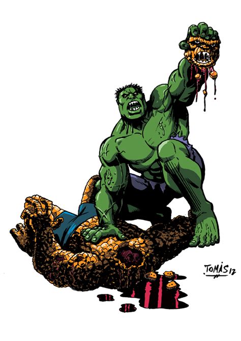 Hulk Vs Thing Comic Art Community Gallery Of Comic Art