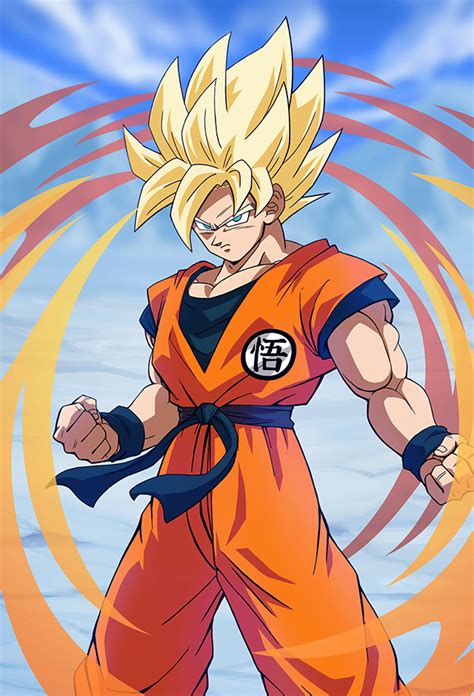 Dragon ball z continues the adventures of goku, who, along with his companions, defend the earth against villains ranging from aliens (frieza), androids (cel. Goku SSJ (Broly Movie 2018)card Bucchigiri M. by maxiuchiha22 on DeviantArt