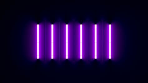 Purple Neon Desktop Wallpaper