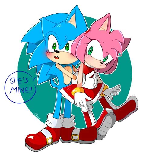 各种涂鸦 Sonic The Hedgehog Hedgehog Movie Amy Rose Sonic And Amy
