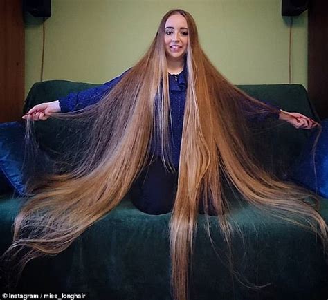 Real Life Rapunzel Who Hasnt Been To The Hairdressers In Five Years