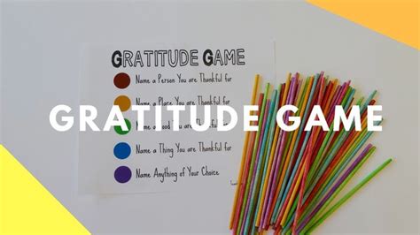 Gratitude Game For Kids Games For Kids Fun Activities For Kids