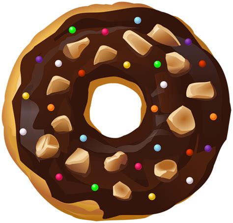 Chocolate Donut Transparent Png Clip Art Image Chocolate Donuts Food