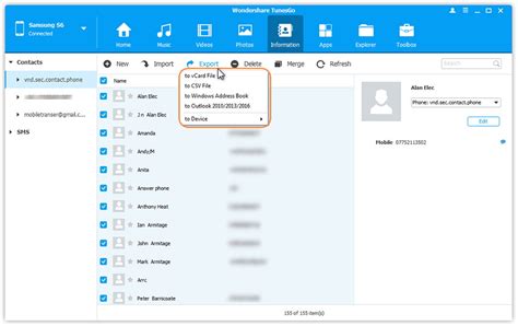 Outlook kontakte aufs android laden mithilfe. So exportieren und sichern Sie Android-Kontakte auf dem PC ...