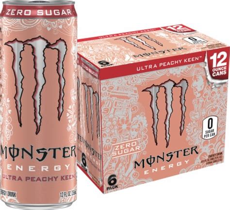 Monster Energy Zero Sugar Ultra Peachy Keen Energy Drink Cans