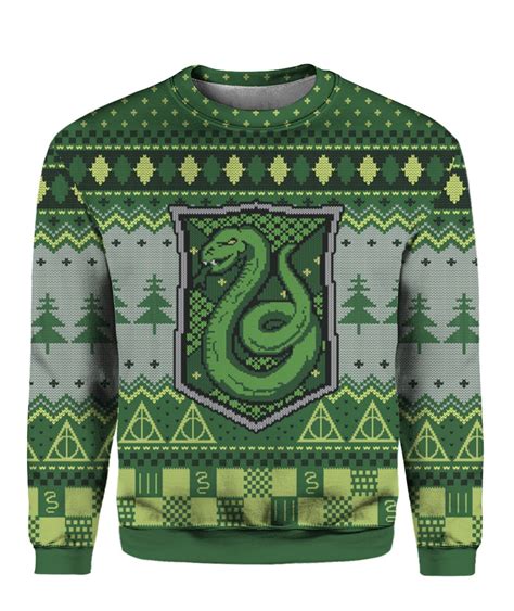 This is the perfect harry potter gift for anyone who loves harry potter and drinks hot beverages…so pretty much everyone. Harry Potter Slytherin Ugly Christmas Sweater For Men ...
