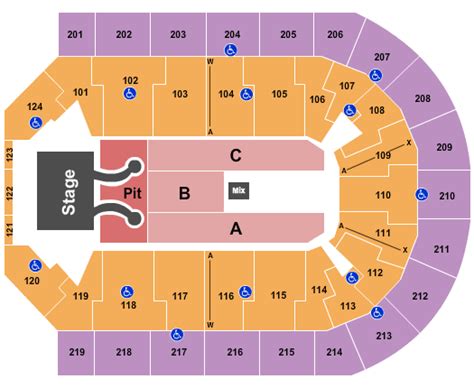 Denny Sanford Premier Center Seating Chart And Maps Sioux Falls