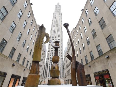 New Sculpture Garden Unveiled At Rockefeller Center Photos Midtown