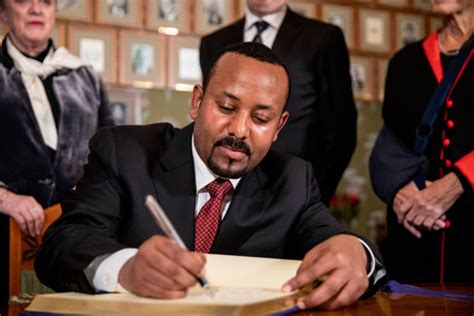 Pressured At Home Ethiopia Pm Picks Up Nobel Peace Prize Monitor