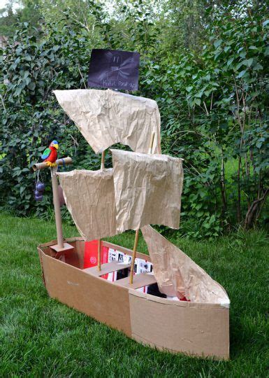 17 Ways To Turn Cardboard Boxes Into Epic Creations Cardboard Pirate