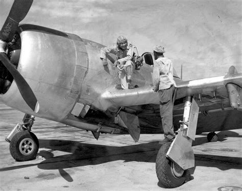 World War Ii Tuskegee Airman On A P 47 Thunderbolt Flickr
