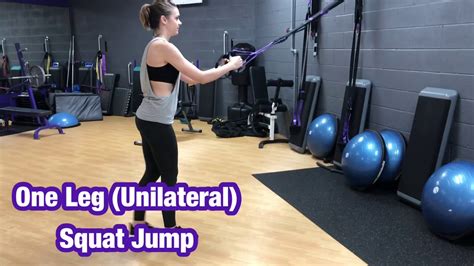 Vsg One Leg Unilateral Squat Jump Youtube