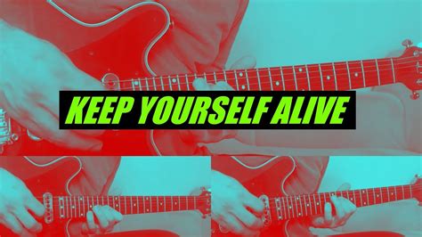 Queen Keep Yourself Alive Outro Chorus Section Guitar Cover Youtube