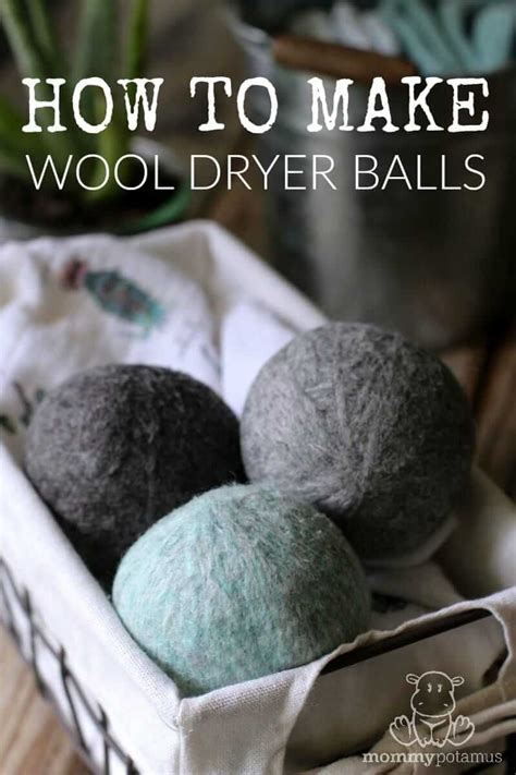 how to make wool dryer balls