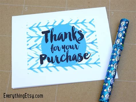 In addition to png format images, you can also find thank you for your purchase vectors, psd files and hd background images. Free Printable Thank You Cards {Etsy Business ...