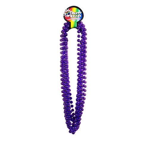 Purple 33 12mm Bead Necklaces Leis And Beads Products Under 100