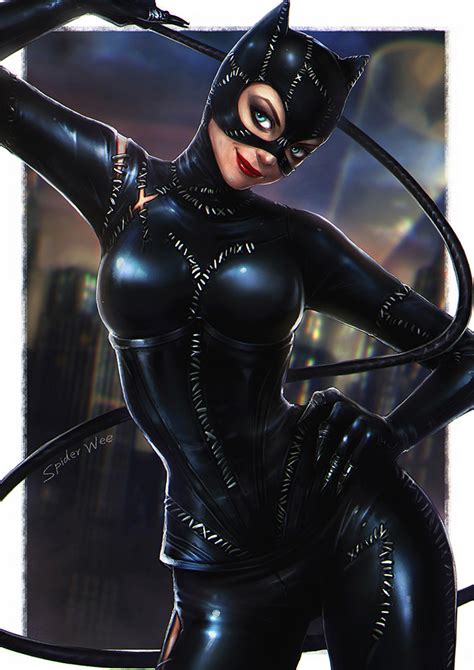 Fanart Michelle Pfeiffer Catwoman By Spiderwee Dc