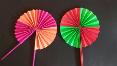 Origami Fan How To Make Hand Fan With Paper Hand Fan How To Make Fan