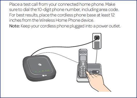 Atandt Wireless Home Phone Lg Af300 Initial Setup For The Atandt