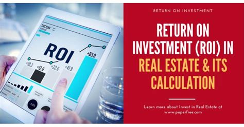 Return On Investment Roi In Real Estate Its Calculation Buzz Sharing