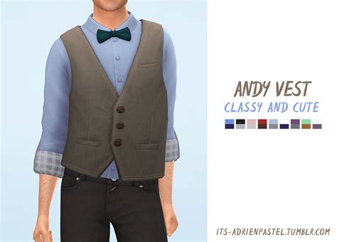 Andy Vest Sims 4 Updates ♦ Sims 4 Finds And Sims 4 Must Haves ♦