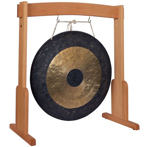 32 Chau Gong On Meinl Wooden Gong Stand With Mallet