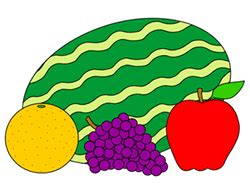 Hand drawn different cartoon fruits. Cartoon Fruits Step by Step Drawing Lesson