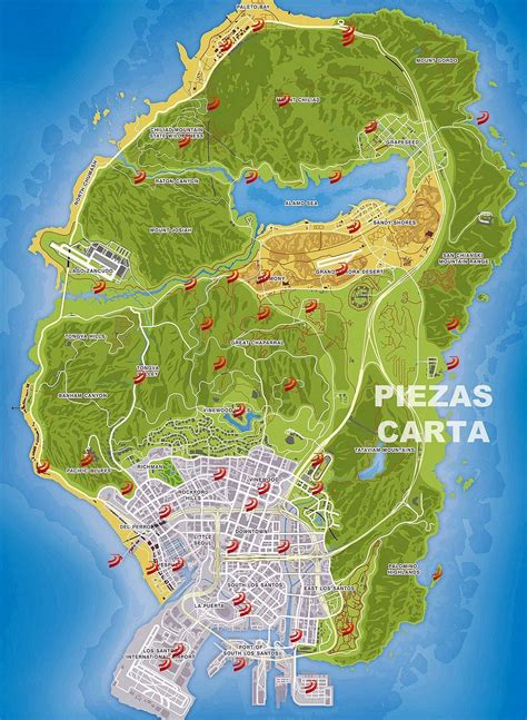 Mapa De Gta 5 Mapa Região