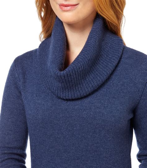 Womens Lambswool Chunky Cowl Neck Jumper Jumpers For Women Women