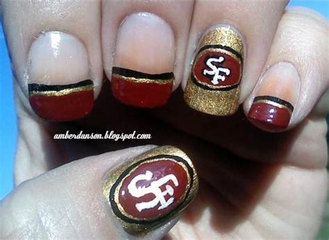 San Francisco 49ers Nails 49ers Nails Sports Nails Nails