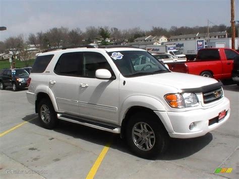 2003 Natural White Toyota Sequoia Limited 4wd 30036585