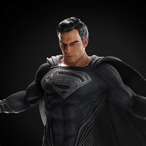 Justice League Superman Black Suit Zack Snyders Justice League 14
