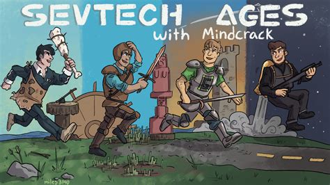This pack focuses on the modpack uses the vanilla advancement system to guide the player along while still allowing an open, sandbox experience. Sevtech Ages Thumbnail : mindcrack