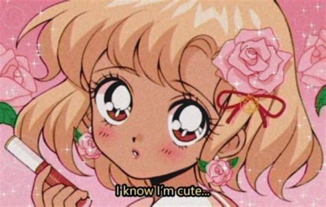 80s Anime Aesthetic Pink