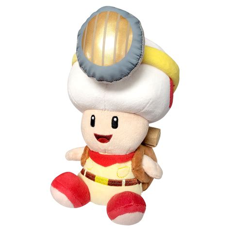 20cm 2styles Super Mario Plush Toys Mushroom Captain Toad Toadette Bac