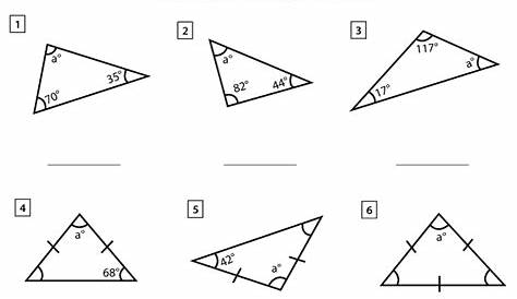 identifying angles worksheet