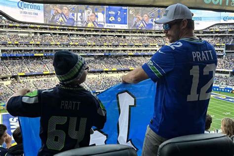 Chris Pratt Bonds With Son Jack As They Cheer On The Seattle Seahawks