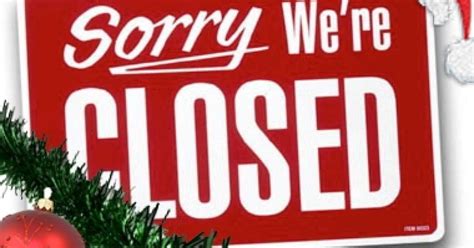 City Offices Closed For Christmas And New Years
