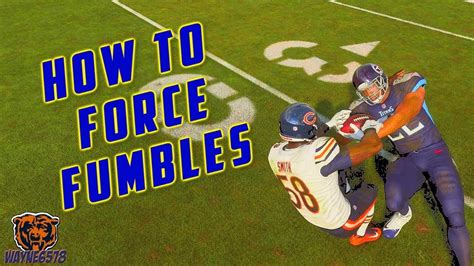 How To Force Fumbles In Madden 19 How To Strip The Ball 👍 Youtube