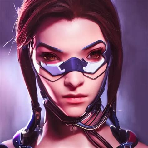 Detailed Portrait Of Overwatch Widowmaker Intricate Stable Diffusion
