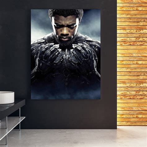 Wakanda Forever Wall Art Black Panther Premium Gallery Etsy