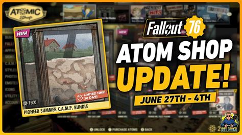 Fallout Atomic Shop Update June Th Th Youtube