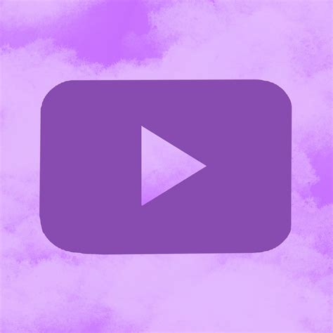 Purple Youtube Icon Purple Wallpaper Iphone Iphone Photo App Dark