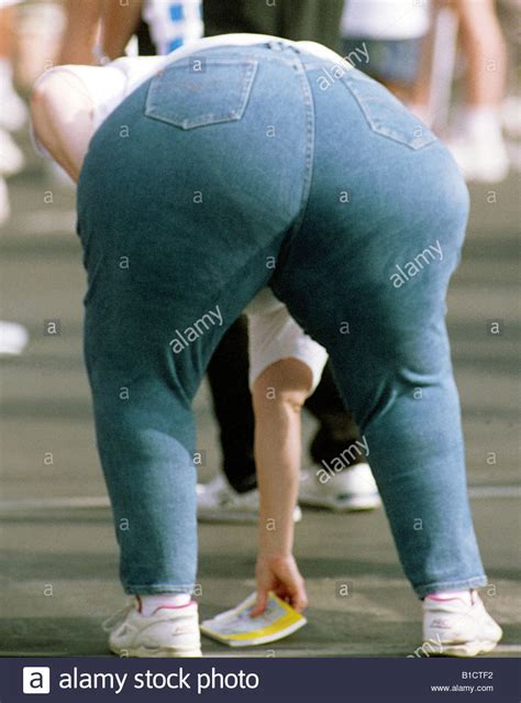 Fat Lady Bending Over Stock Photos Fat Lady Bending Over Stock Images Alamy