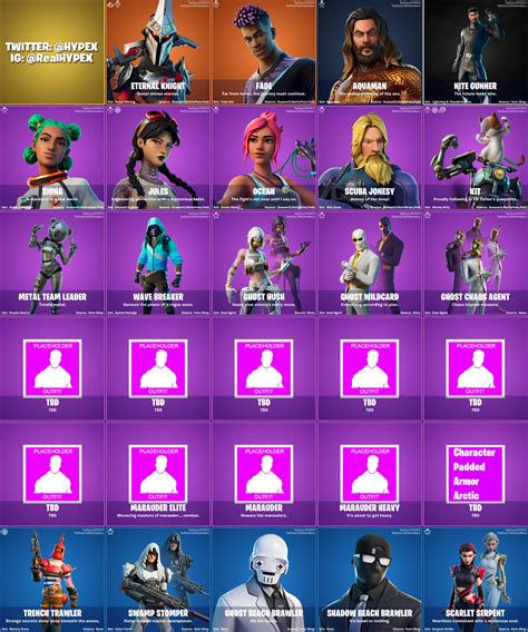 Fortnite Season 3 Battle Pass And Leaked Cosmetics Fortnite Intel