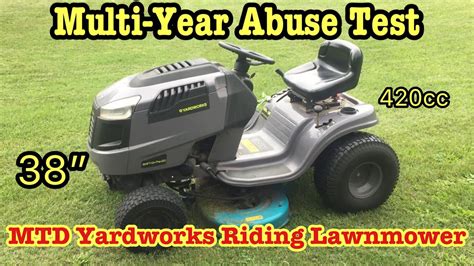 Mtd Yardworks 420cc 38 Inch Cut Riding Lawnmowerlong Term Review