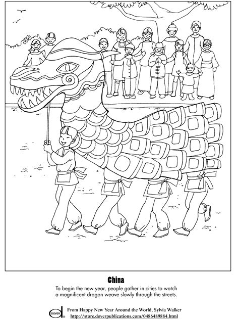 Lunar New Year Coloring Pages At Getdrawings Free Download
