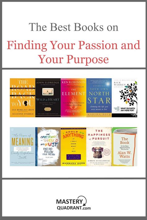 Below you will find eight books that i found helpful in my own search. The Top 10 Books that can held you discover your passion ...