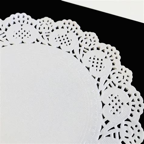 12 White European Apple Style Paper Lace Doilies Great Etsy Paper