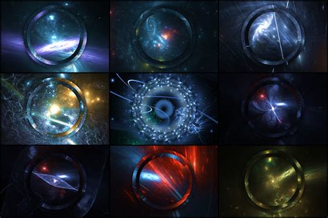 Artstation 30 Abstract Circle Space Backgrounds Vol 2 Artworks